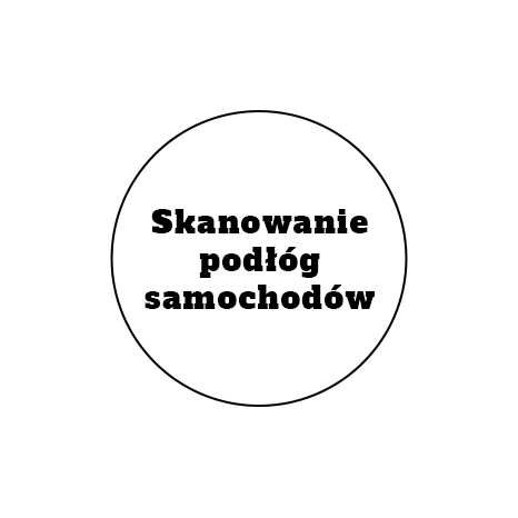 Skanowanie podłóg samochodów