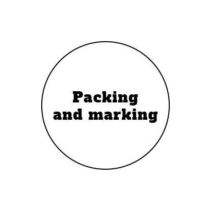 Pack and marking